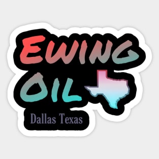 Ewing Oil Company Sticker